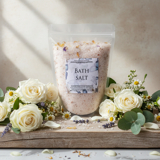 1kg bath salt with flowers variation