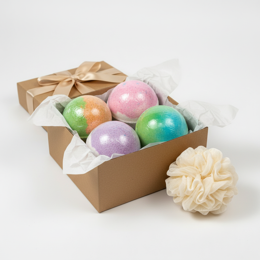 Bath Bomb Gift Set with Your Products