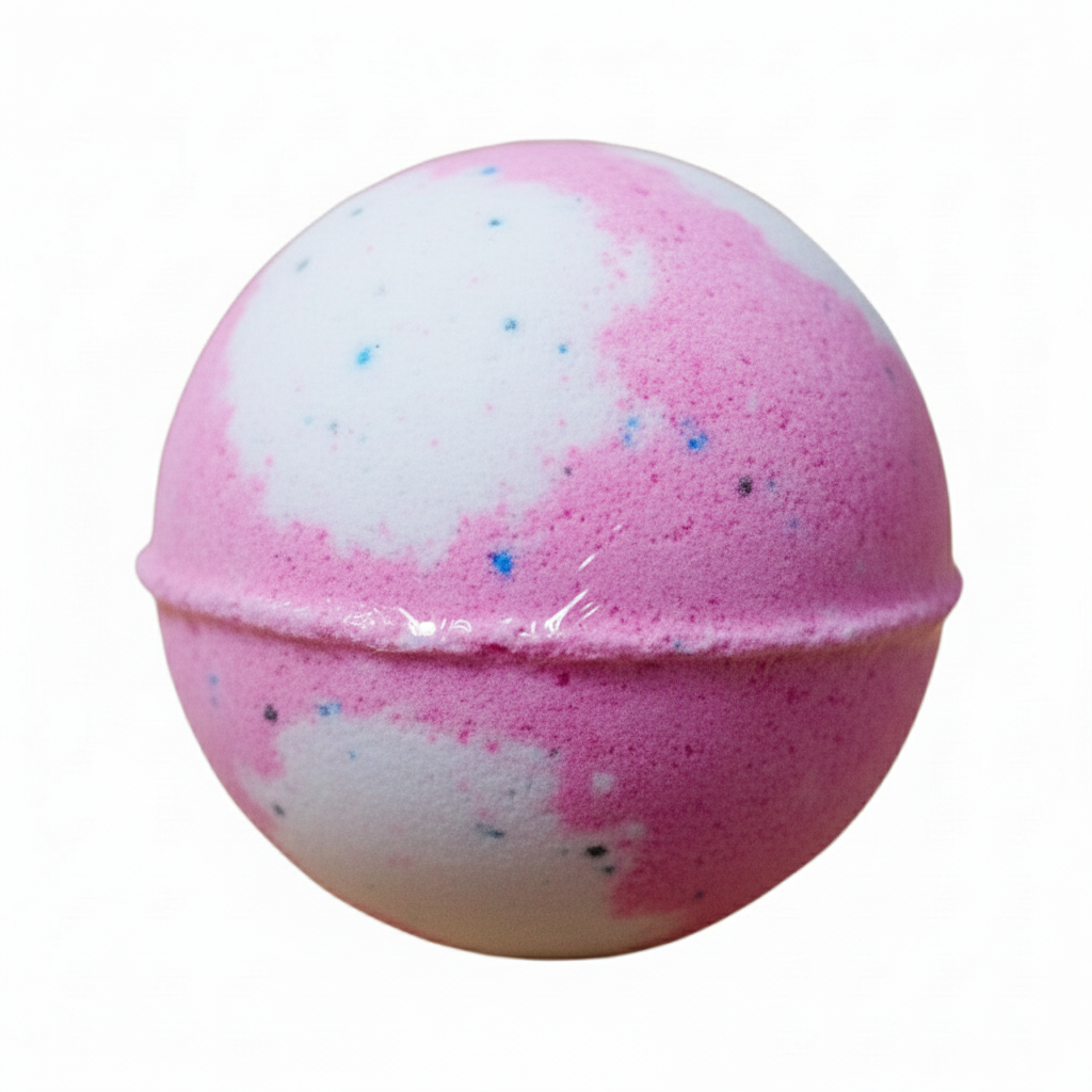 Sweet Strawberry Delight Bath Bomb - More Round